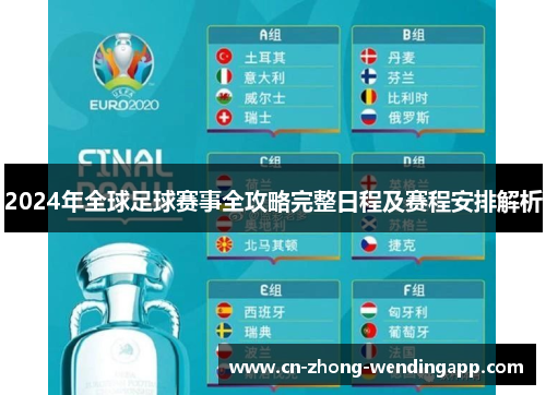 2024年全球足球赛事全攻略完整日程及赛程安排解析